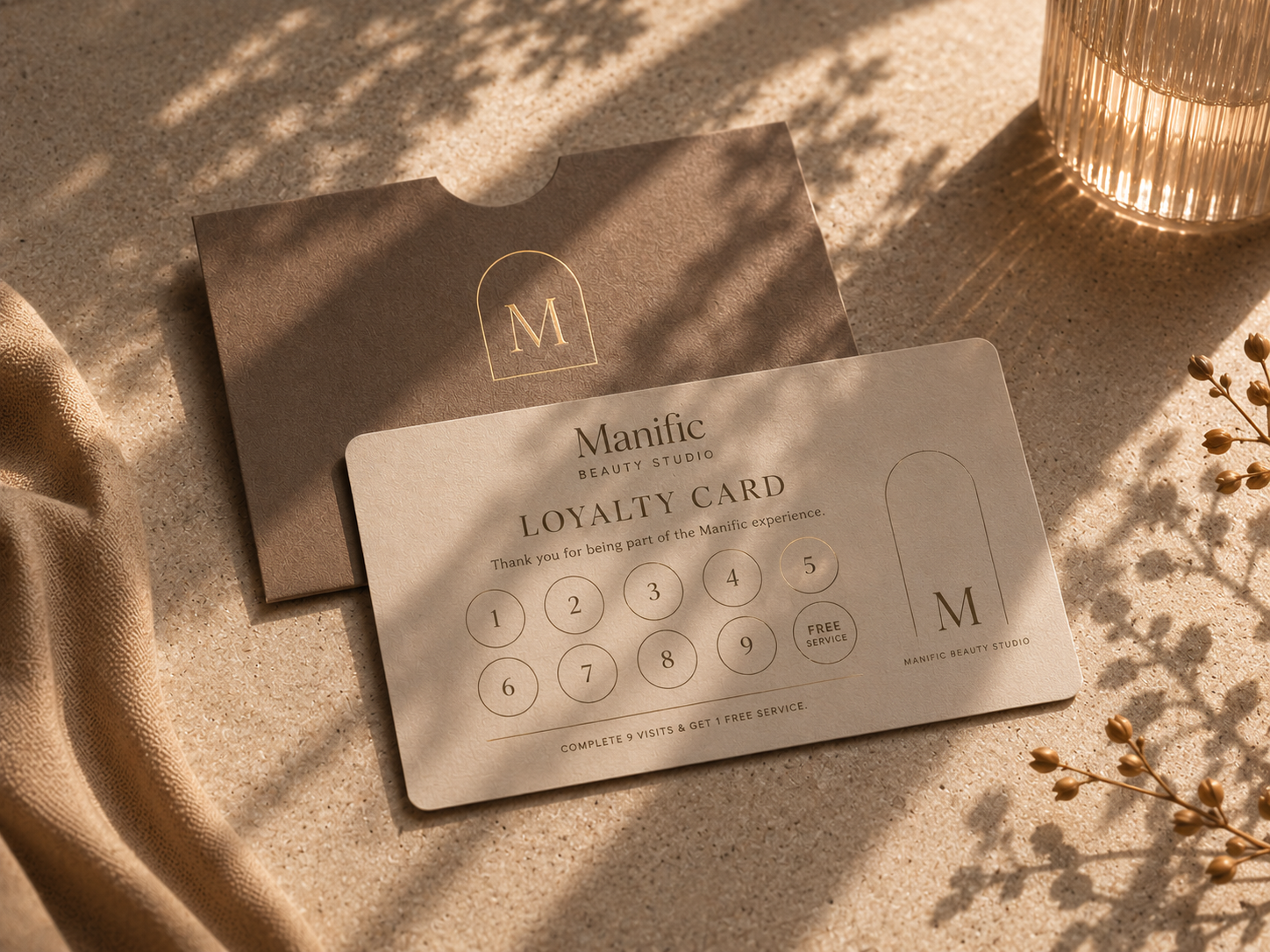 Loyalty card branding preview